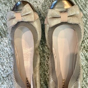 Cole Haan Women's Gold Ballet Flats - 7B 7 - Like New